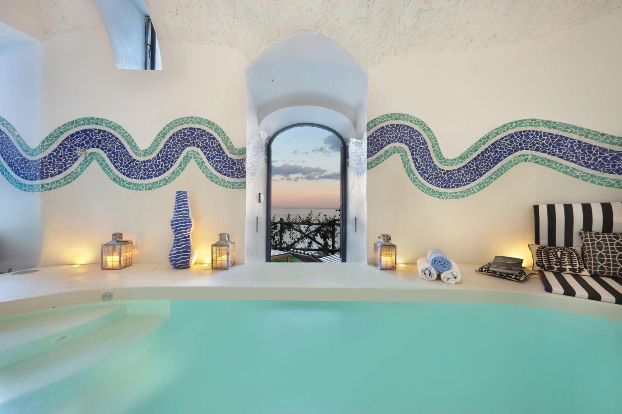 Torre Sponda - Casa Grande, Private Beach Positano Exteriör bild