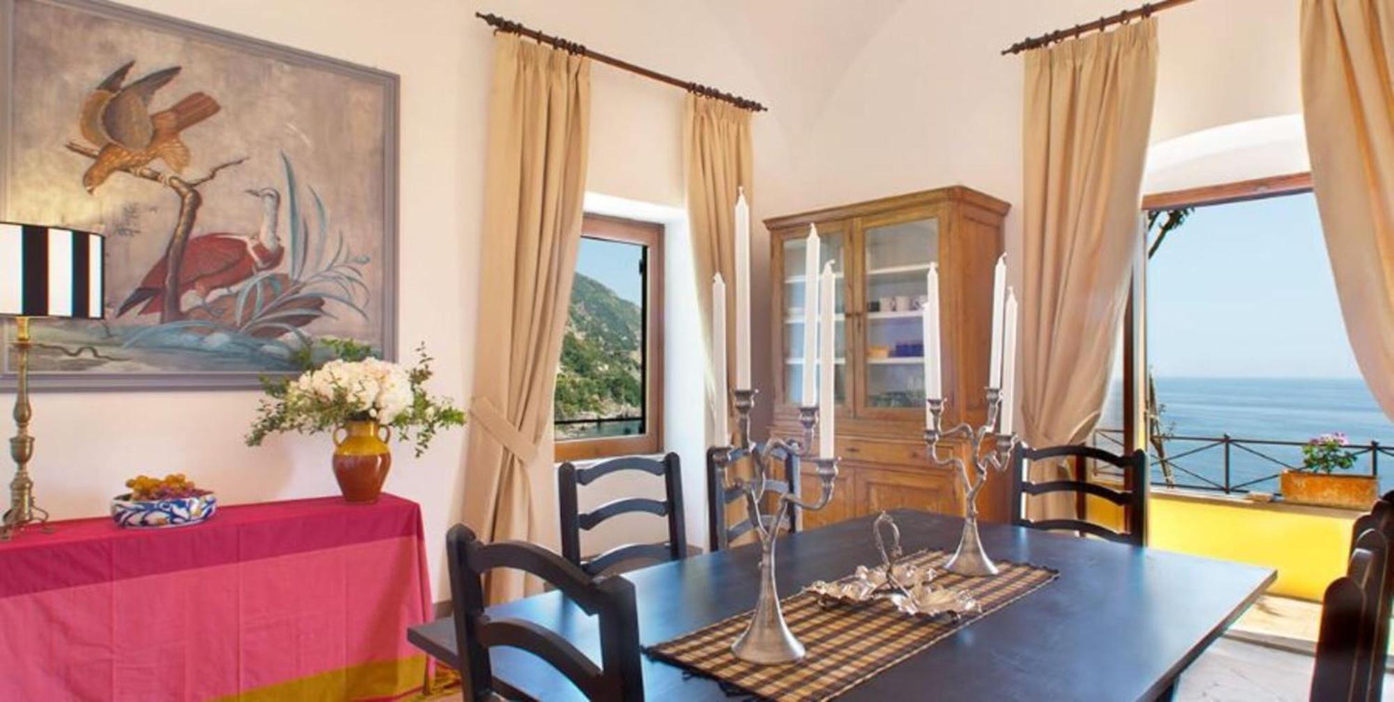 Torre Sponda - Casa Grande, Private Beach Positano Exteriör bild