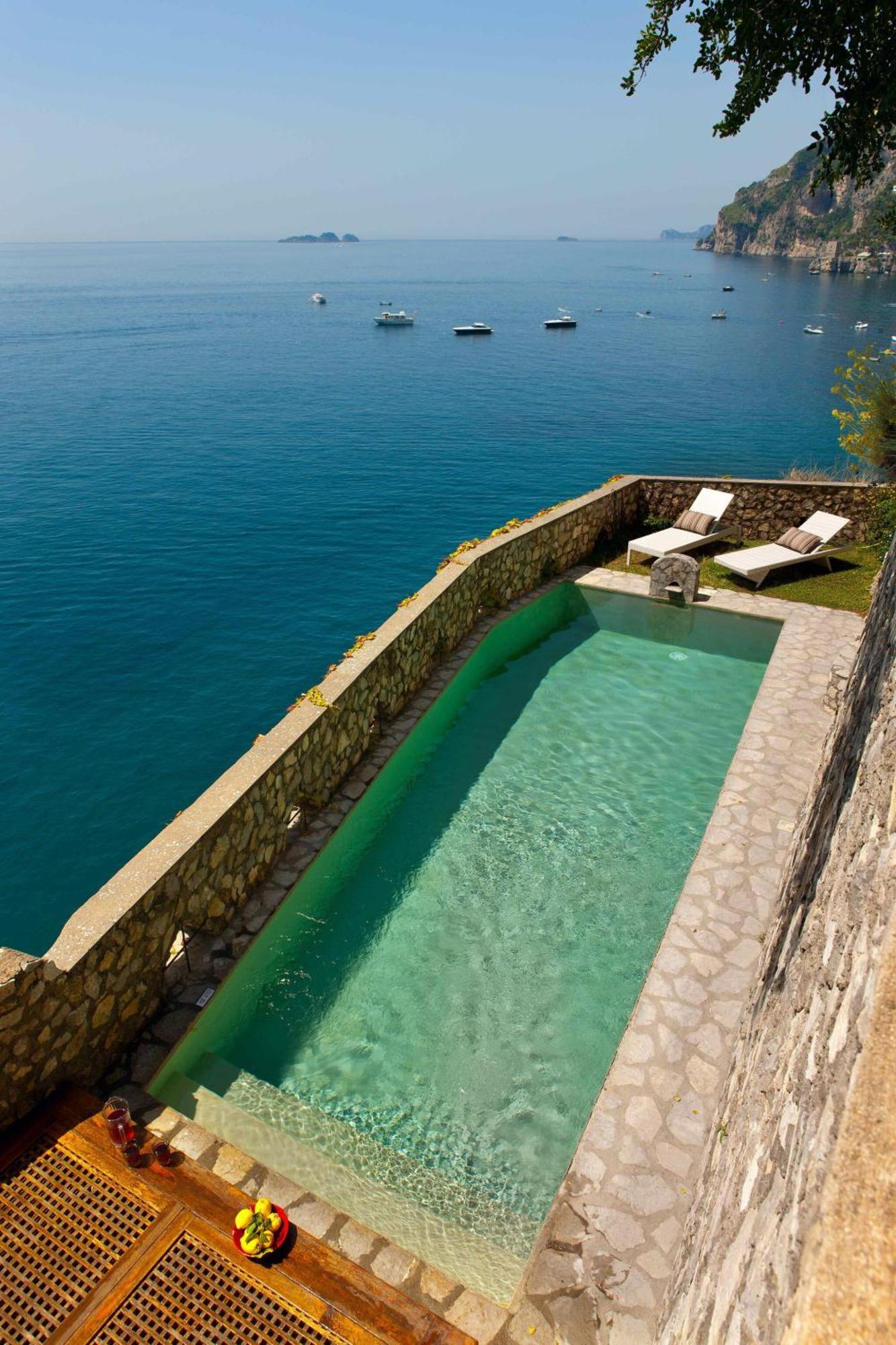 Torre Sponda - Casa Grande, Private Beach Positano Exteriör bild