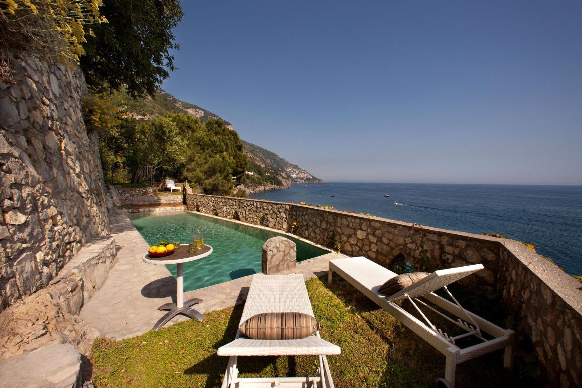 Torre Sponda - Casa Grande, Private Beach Positano Exteriör bild