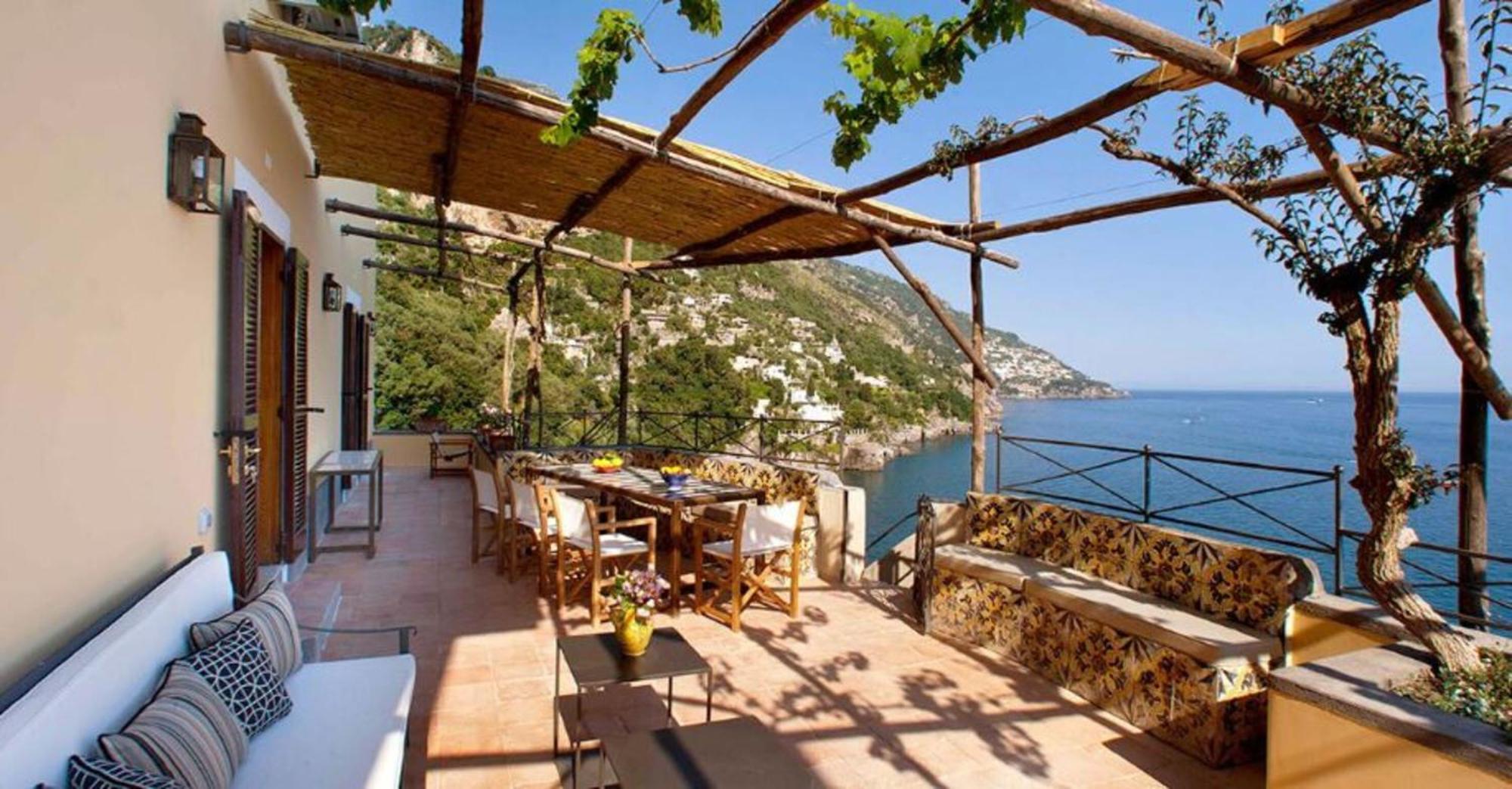 Torre Sponda - Casa Grande, Private Beach Positano Exteriör bild