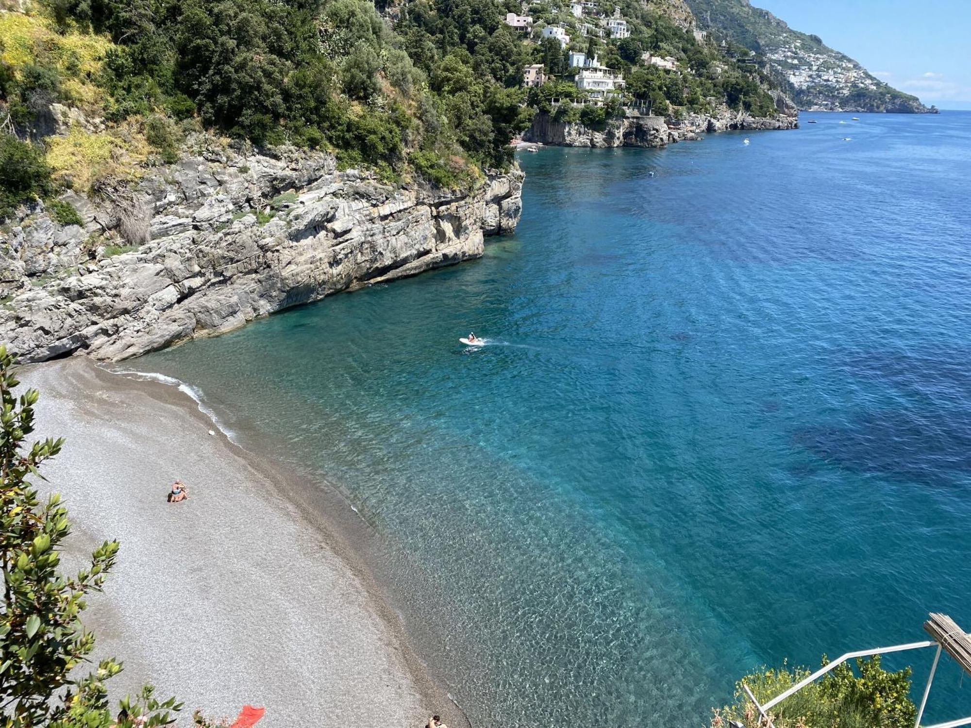 Torre Sponda - Casa Grande, Private Beach Positano Exteriör bild
